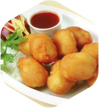 44. Chicken Balls (10) with Sweet & Sour Sauce 